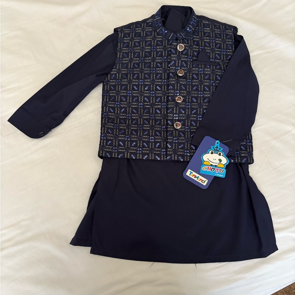 Toddler Pakistani Indian Suit with Jacket